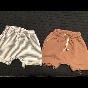 Gray stripe and brown boy shorts childhoods clothing